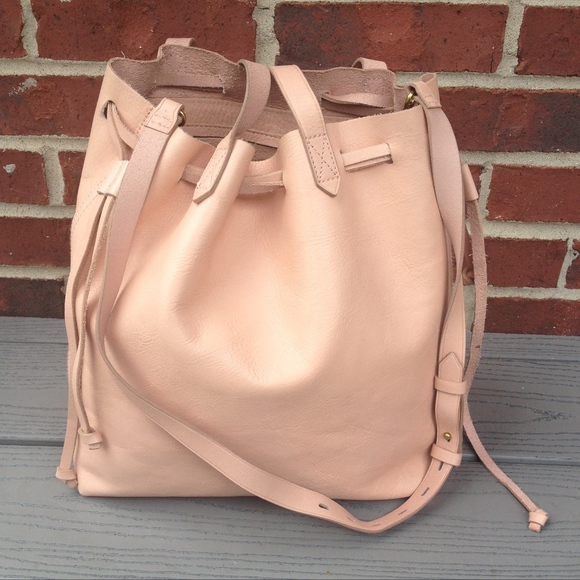 madewell sheer pink tote